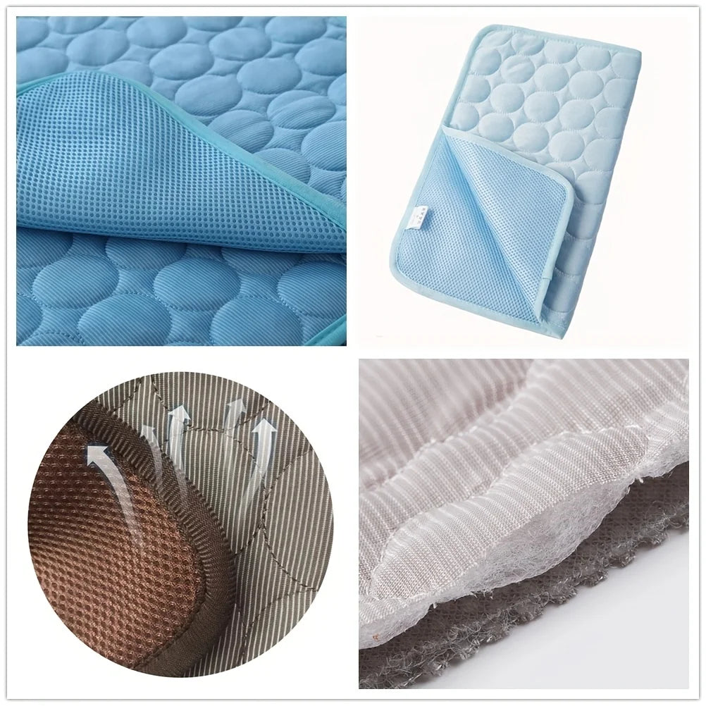 Pet Cooling Mat – Summer Ice Pad for Dogs & Cats (All Sizes)
