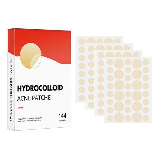 144pcs/set Face Skin Care Acne Pimple Patch 2 Sizes Invisible Professional Healing Absorbing Spot Sticker