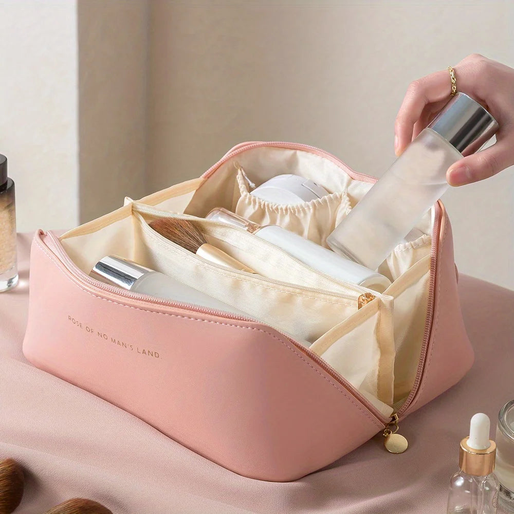 Makeup Organizer Female Toiletry Kit Bag Make Up Case Storage Pouch Luxury Lady Box