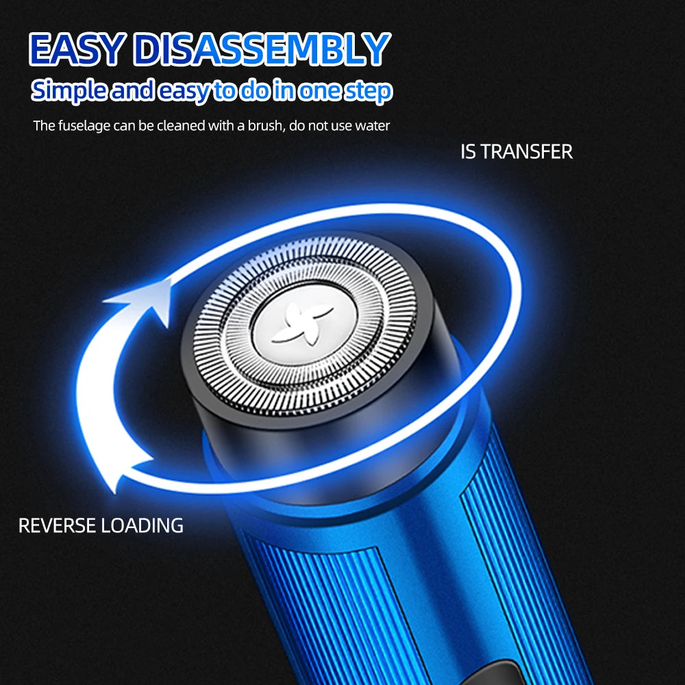 Men's Mini Electric Shaver Rechargeable