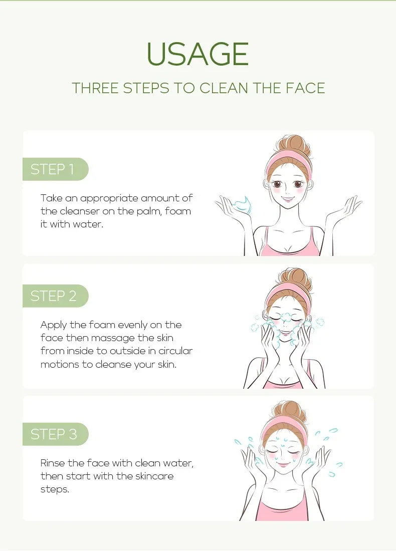 Facial Cleanser Skin Deep Cleansing Moisturizing Blackhead Removal