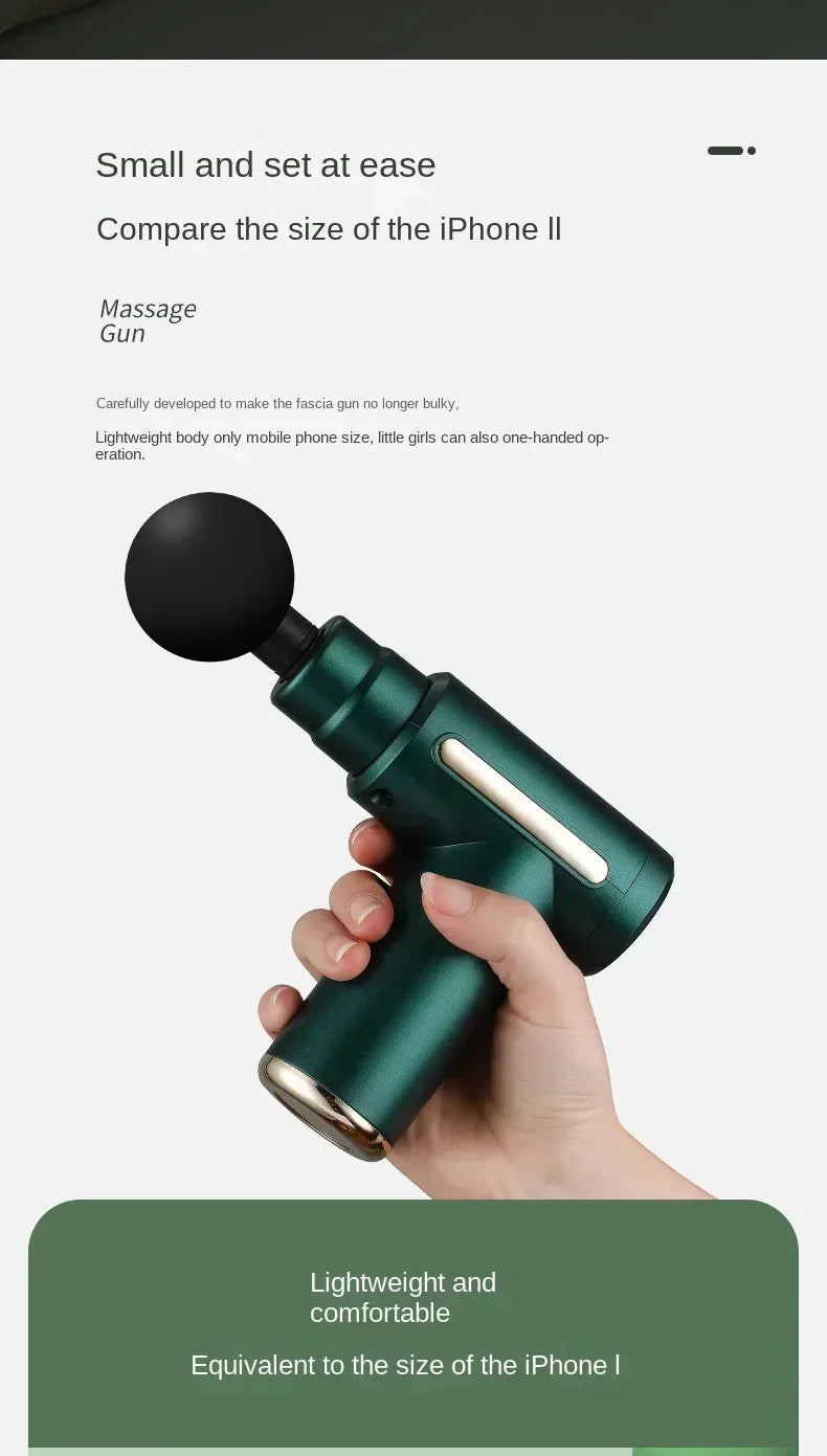 Mini Deep Tissue Massage Gun – Portable Muscle Relaxer