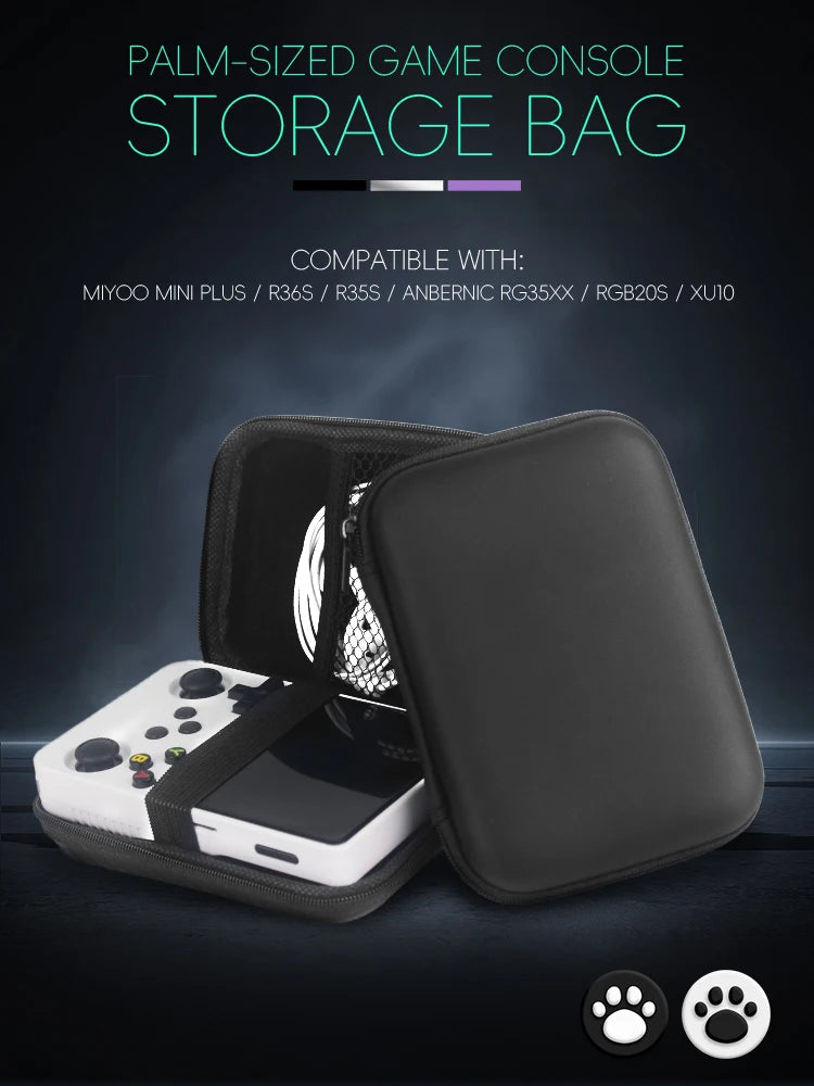 Retro Game Console Case – Protective EVA Travel Bag (Fits R36S & More)