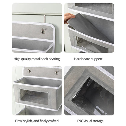 Four-layer Storage Bag Door Hanging Fabric Organizer Bag For Sundries Items Underwear Socks