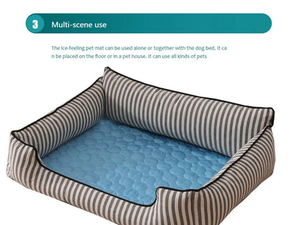Pet Cooling Mat – Summer Ice Pad for Dogs & Cats (All Sizes)