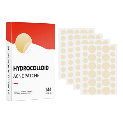 144pcs/set Face Skin Care Acne Pimple Patch 2 Sizes Invisible Professional Healing Absorbing Spot Sticker