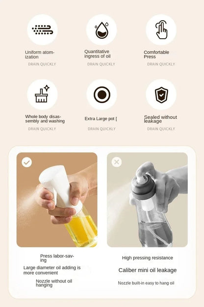 Oil Spray Bottle for Kitchen Use