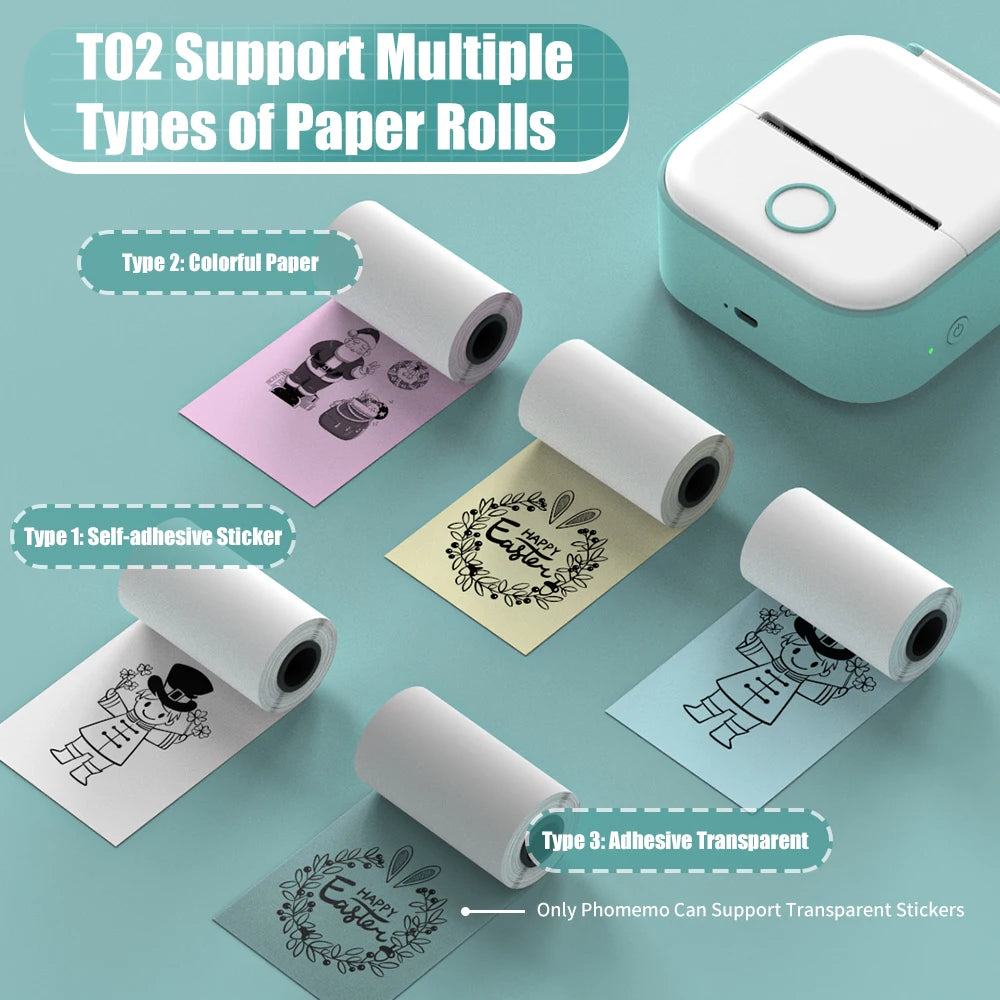 StickPrint Mini Wireless Thermal Printer – for Journals & DIY Labels