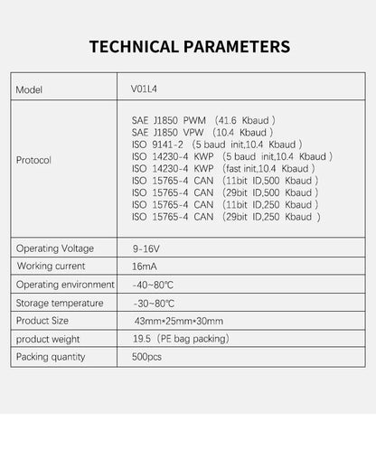 ELM327 Bluetooth Car Diagnostic Scanner – V2.1 OBD2 Tool